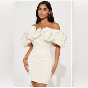 Fashion Nova off the shoulder dress